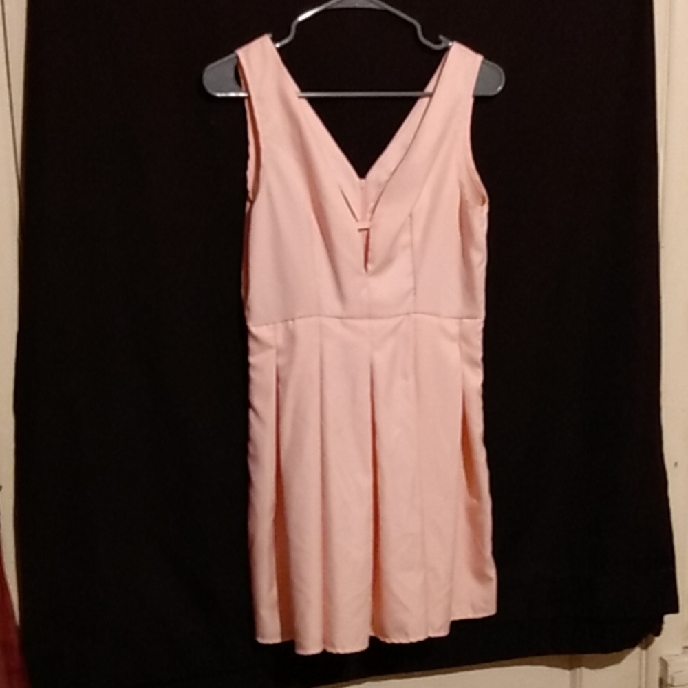 Short pink dress